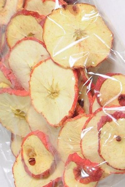 appelschijfjes gedroogd rood