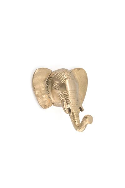 wandhaak gouden olifant