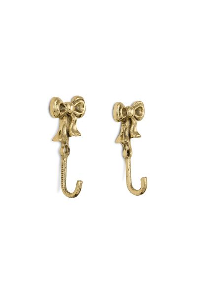 gouden wandhaakjes strikjes