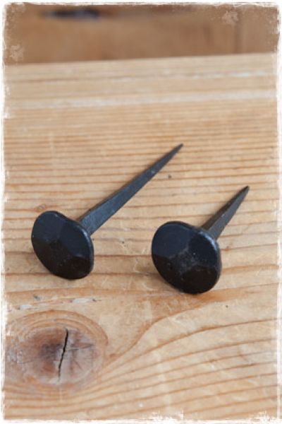 brocante haakjes zwarte nagel haken 6cm