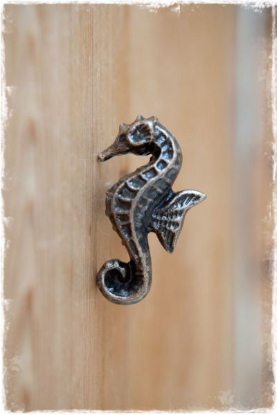 deurknopje zeepaardje brons 6cm