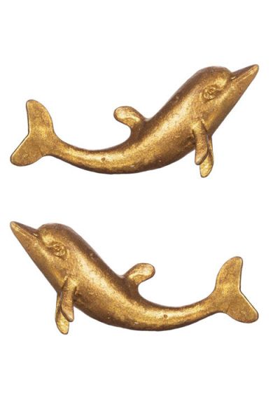 deurknopjes gouden dolfijntjes