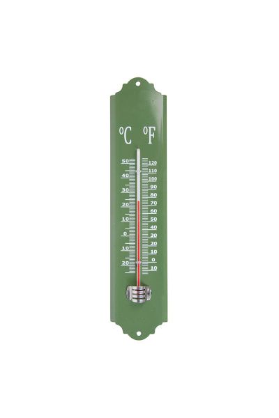 groene thermometer van esschert design - www.janenjuup.nl