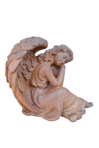 engel met grote gouden vleugels