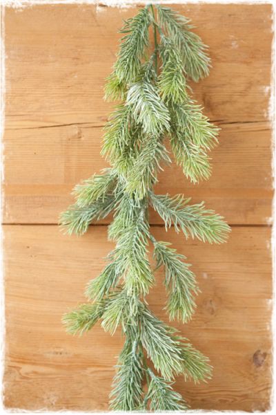 guirlande van nobilis kerstgroen 180cm