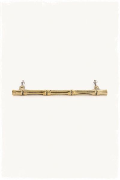 handgreep antiek gouden bamboe (170mm)