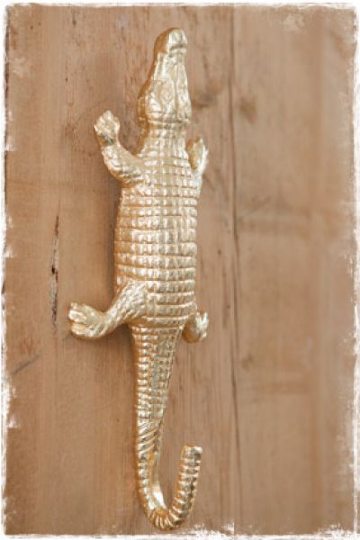 krokodil gouden kapstok