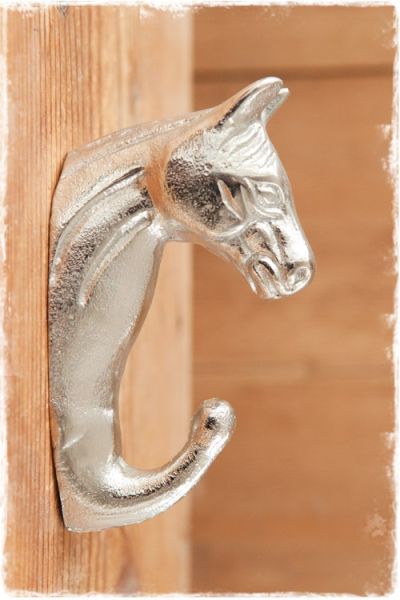 kapstokhaak-paard-zilver-aluminium