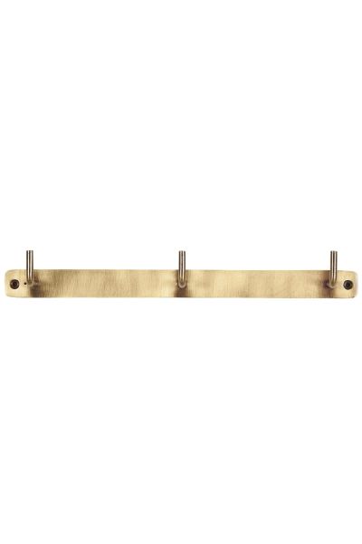 kapstokje antiek messing 30,5cm