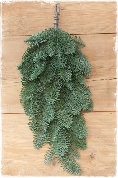 Grote kersttoef (festoen) kunst nordmann nobilis 70cm