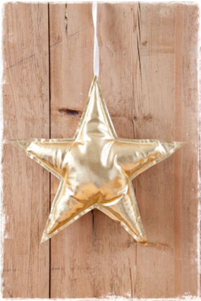 gouden kerstster - kerstdecoratie