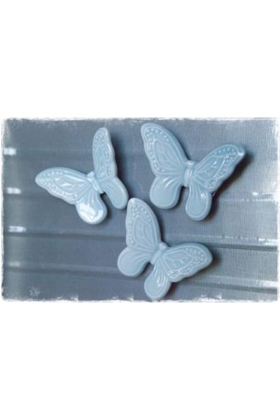 blauwe vlinder koelkastmagneet  - webwinkel jan&juup