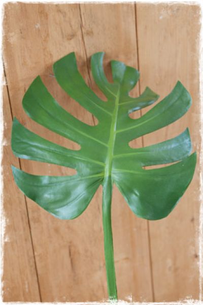 monstera kunst blad groot 75cm