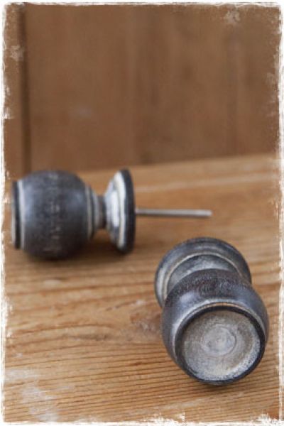 ladeknoppen deurknoppen houten brocante bruine - janenjuup webwinkel