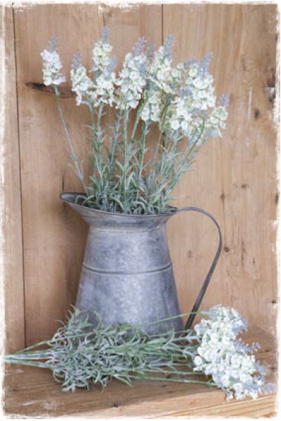 lavendel paars wit creme - nep zijden bloemen - janenjuup