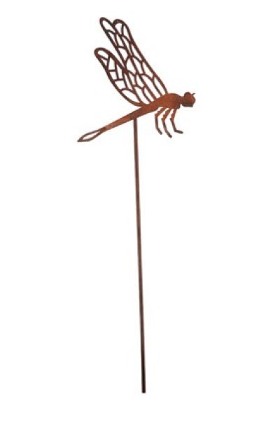 kaars met vlam kerst steker van roest ijzer