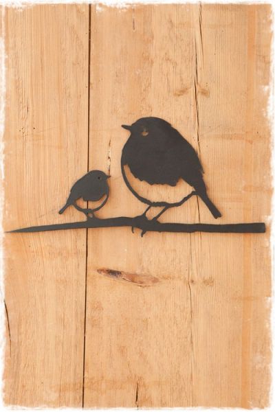 roodborstje roest metaal metalbird