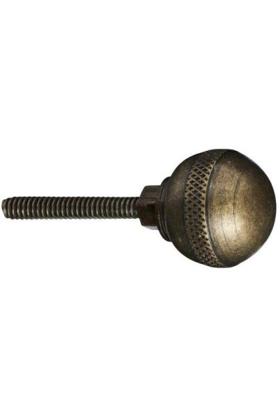 antiek messing kastknop ovaal 41mm breed