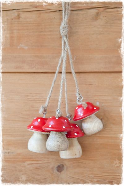 paddenstoeltjes rood met witte stippen