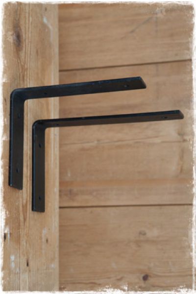 Plankdragers industrieel zwart recht 17cm 19cm