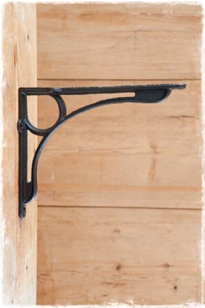 plankdrager zwart gietijzer 24cm
