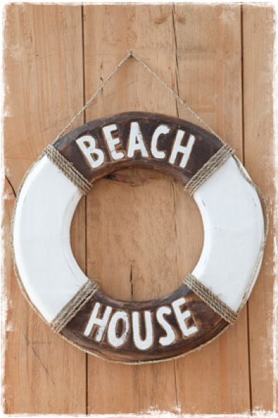 reddingsboei groot wit decoratie beach house 40cm