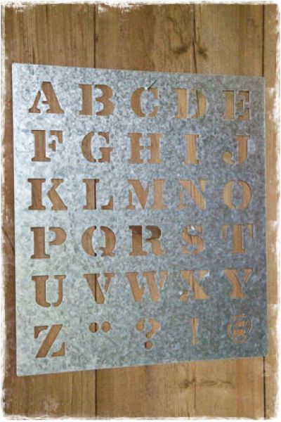 sjabloon letters alfabet zinken voor zelf maken tekstborden - janenjuup