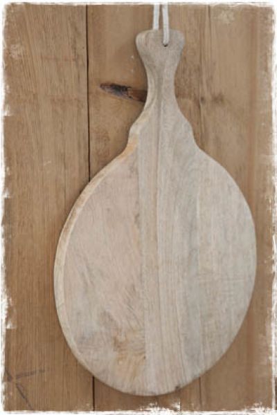 snijplank hout rond 25 cm - keuken - brocante landelijke webwinkel