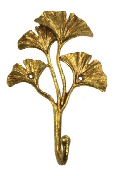kersenbloesem wandhaak goud