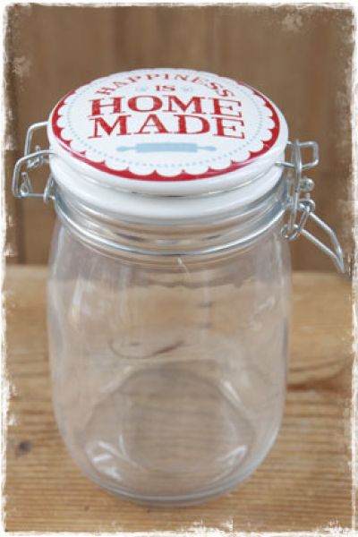 weckpotten groot happiness is home made - webwinkel janenjuup brocante woonaccessoires