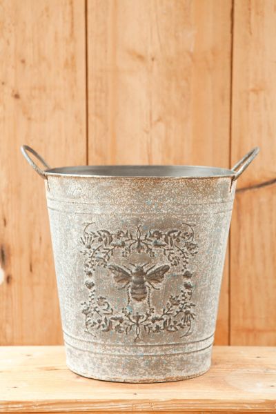 zinken emmer met handvatten19cm
