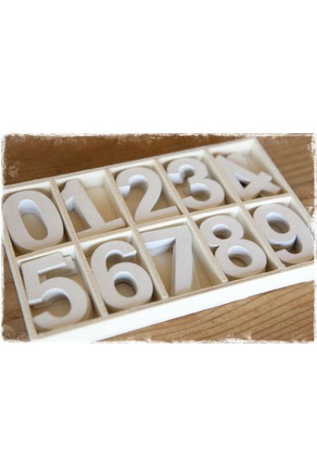 houten cijfers 0 t/m 9 (cijfers 3,5 hoog) wit, naturel of zwart | Jan&Juup
