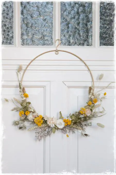 Dromenvangerslinger Ronde ringen Metalen bloemen Hoepel Gouden middelpunt Decoratie DIY Kerstmis kopen vanaf een prijs van 1.94