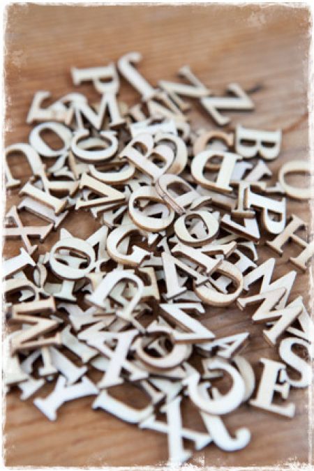 Dronken worden Overeenkomstig maandag Kleine houten letters (15mm) | Jan&Juup