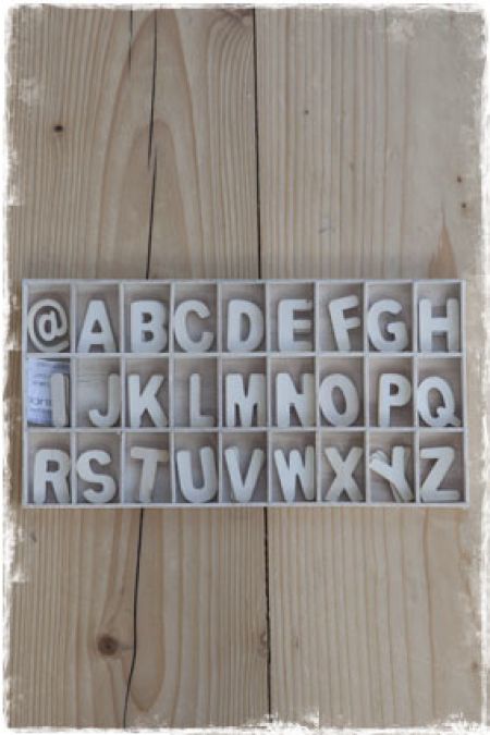 letters klein hout alfabet - naturel - janenjuup webwinkel brocante woonaccessoires