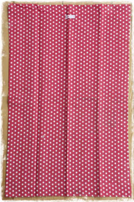 theedoeken droogdoek rood witte stippen - polka dots - room seven - landelijke brocante webwinkel janenjuup