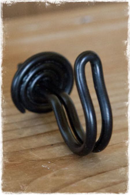 kapstokhaakjes draadhaakjes brocante zwart groot - jan en juup